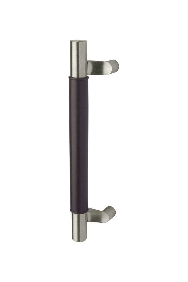 Upholstery Leather Offset Door Pull with Flat Ends, Rockwood RM6170, RM6171, RM6172