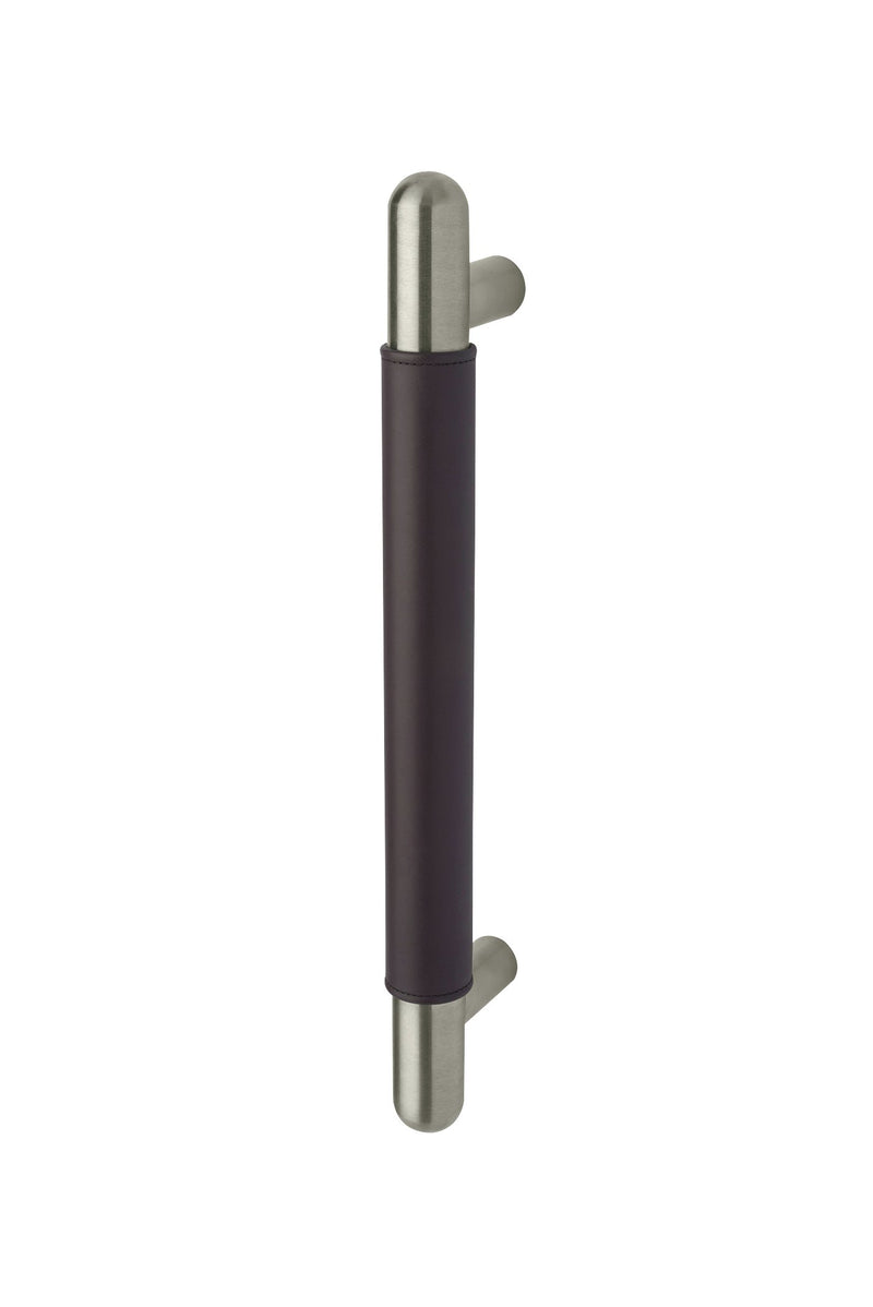 Upholstery Leather Straight Door Pull with Round Ends, Rockwood RM6180, RM6181, RM6182