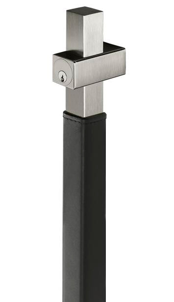 GeoMetek Upholstery Leather Wrapped Locking Pull, Rockwood LP6440
