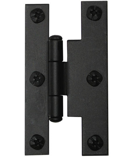 Offset Smooth Iron 3 Inch H Cabinet Hinges, Acorn AH2BQ