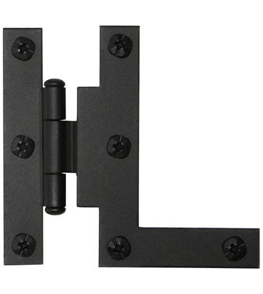 3 Inch Offset Smooth Iron H-L Cabinet Hinge, Acorn AH4BQ