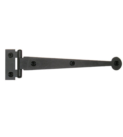 6 Inch Smooth Iron Cabinet Bean Tip Strap Hinge, Acorn AIXBQ
