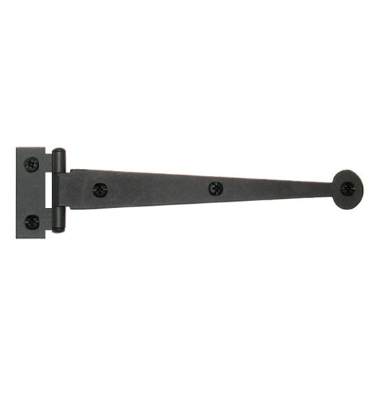 6 Inch Smooth Iron Cabinet Bean Tip Strap Hinge, Acorn AIXBQ
