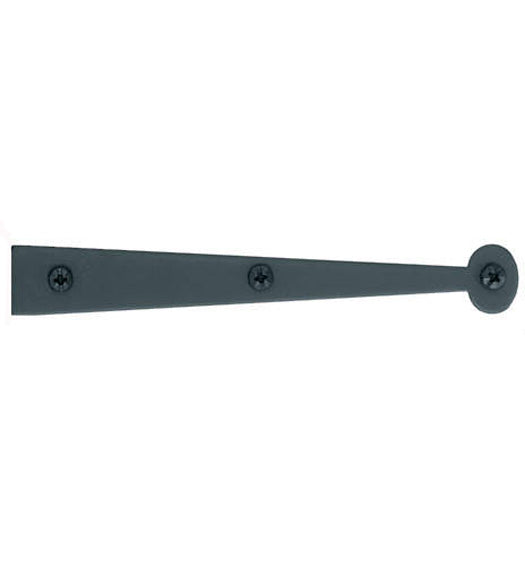 Smooth Iron Bean Tip Dummy Strap Cabinet Hinge, Acorn AIZBP