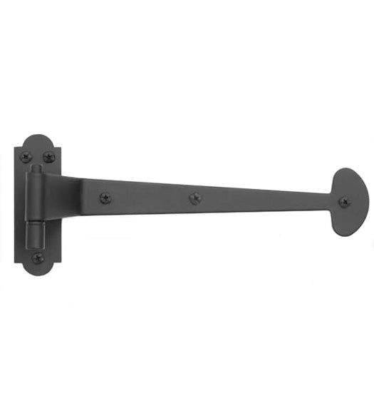 13 Inch Bean Tip Offset Shutter Hinge with Adjustable Pintle, Acorn AKGBP
