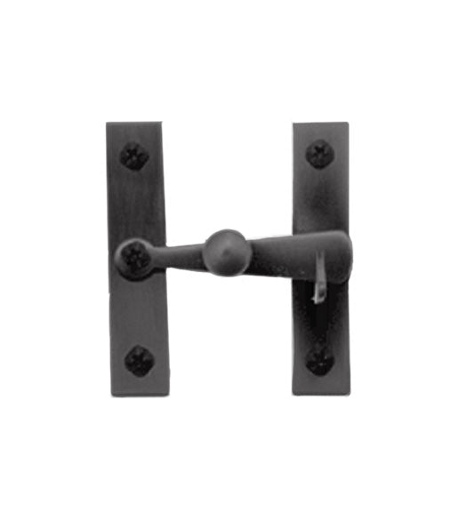 Flush Smooth Iron Cabinet Door Latch, Acorn ALJBR