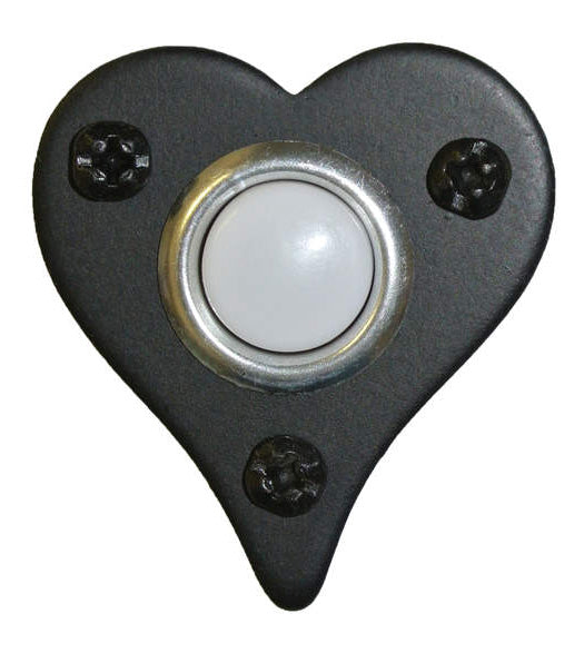 Doorware.com Heart Bell Button, Acorn AMPBP