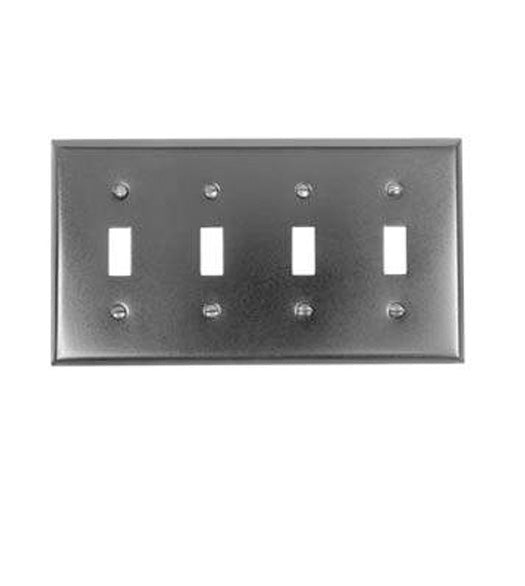 Quadruple Switch Plate, Acorn AW4BP