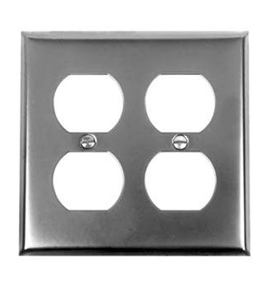 Quad Electrical Outlet Plate, Acorn AW8BP