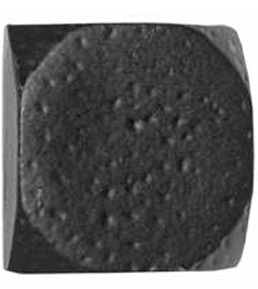 1-5/8 Inch Black Iron Forged Square Flat Clavos, Acorn CLABP