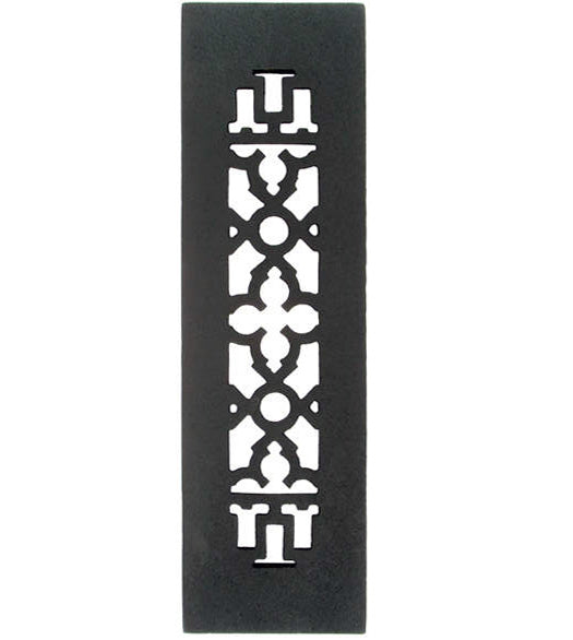 12 x 3-1/2 Cast Iron Grille, Acorn GR2BG-D