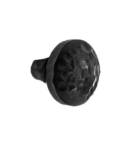 Hammered Iron Art Cabinet Knob, Acorn IKBBP