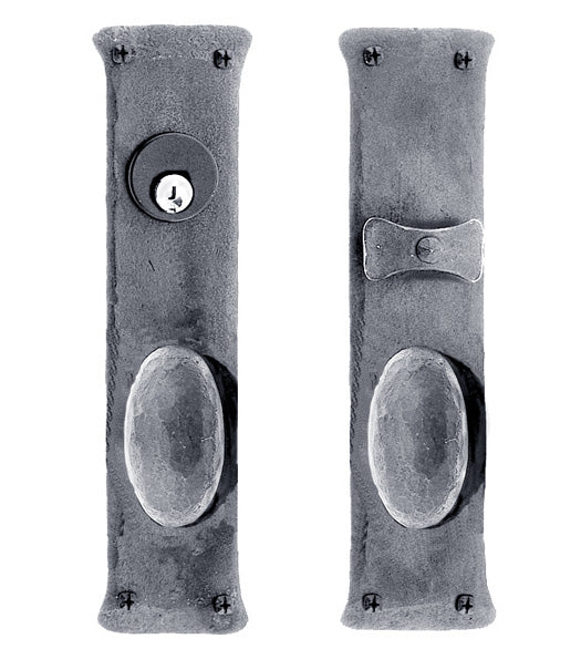 Doorware.com Mortise Entryset with Egg Knob, Acorn IUFBI / IUFBD