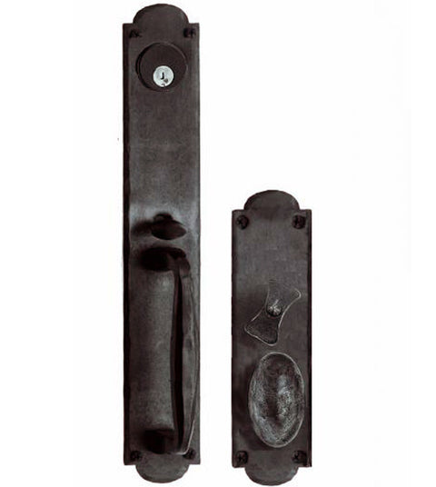 Doorware.com Egg Knob 16 Inch Mortise Cylinder Handleset, Acorn IW2BD / IW2BI