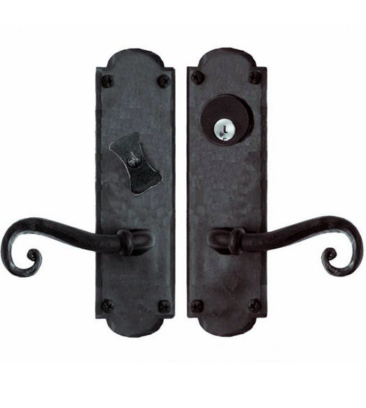 Swirl Lever Mortise Cylinder Entryset, Acorn IW3BD / IW3BI