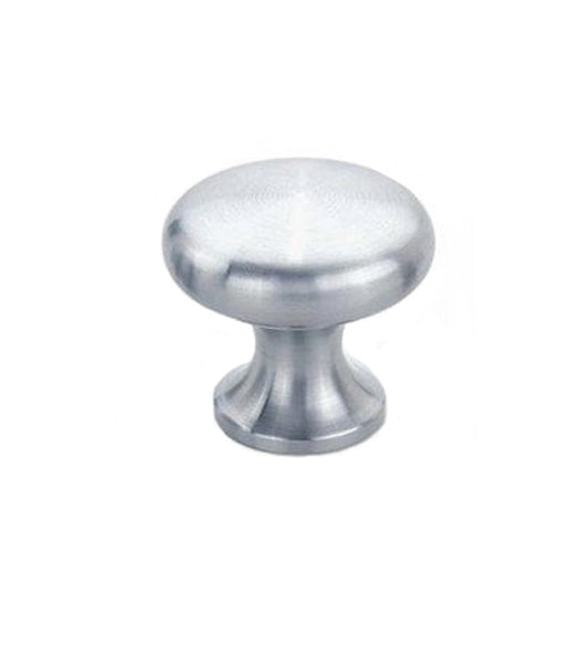 Petronius Half Round Stainless Steel Cabinet Knob, Acorn PMH-C-05