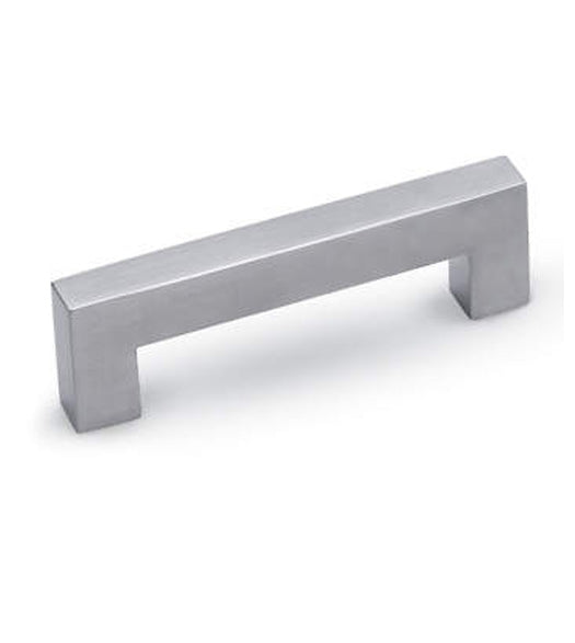 4 Inch Stainless Steel Square Cabinet Pull, Acorn PMH-M-02