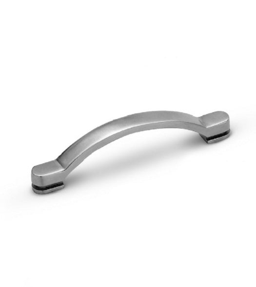 Brushed Stainless Steel Baudrillard Cabinet Pull, Acorn PMH-M-04