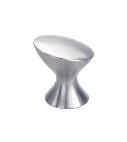 Modern Sartre Stainless Steel Cabinet Knob, Acorn PMH-M-05