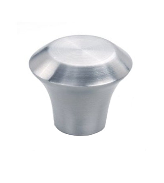Brushed Stainless Steel Machiavelli Cabinet Knob, Acorn PMH-T-01