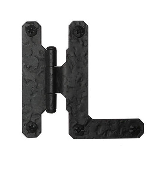 Doorware.com Offset 3 Inch Rough Iron H-L Cabinet Hinges, Acorn RH4BQ