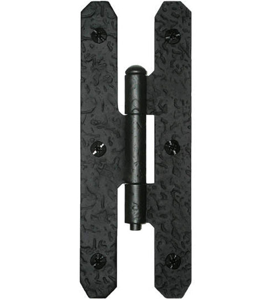7 Inch Rough Iron H Hinge, Acorn RH7BQ