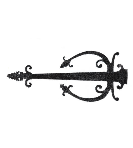 28 Inch Warwick Castle Tip Dummy Strap Hinge, Acorn WIHBP