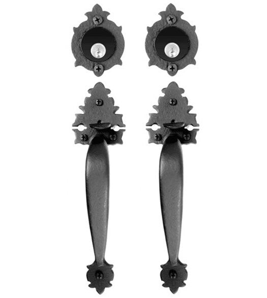 Doorware.com Double Cylinder 13-1/2 Inch Warwick Mortise Handleset, Acorn WTRBI