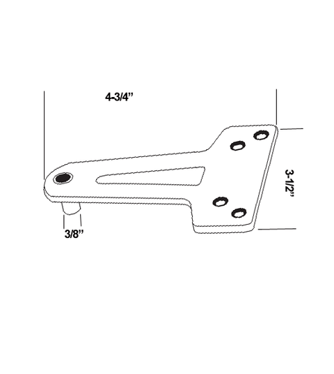 Standard Parallel Arm Bracket for American Eagle 3100, PDQ 999001