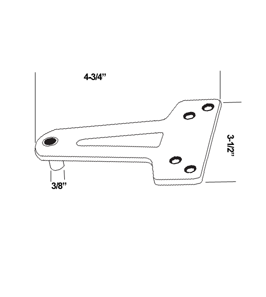 Standard Parallel Arm Bracket for American Eagle 5100, PDQ 999001