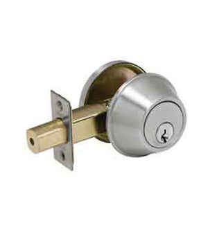 Doorware.com Satin Stainless Steel Deadbolt, Standard Duty, PDQ KV Series