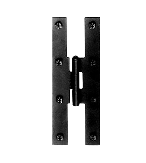 4 Inch Smooth Iron H Hinge, Acorn AH5BQ
