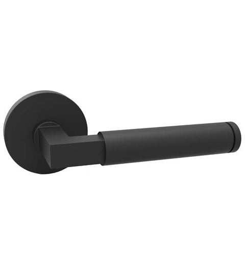 Doorware.com Satin Black Stainless Steel Leverset, AHI SIG157-201-P22