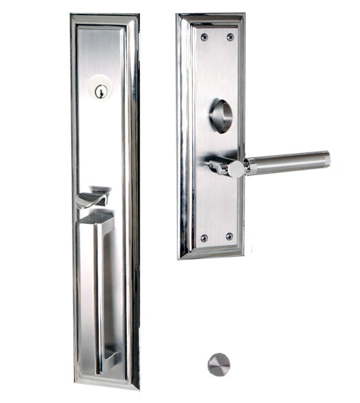 Doorware.com Stainless Steel Mortise Lock Entry Handleset, AHI SIG3001
