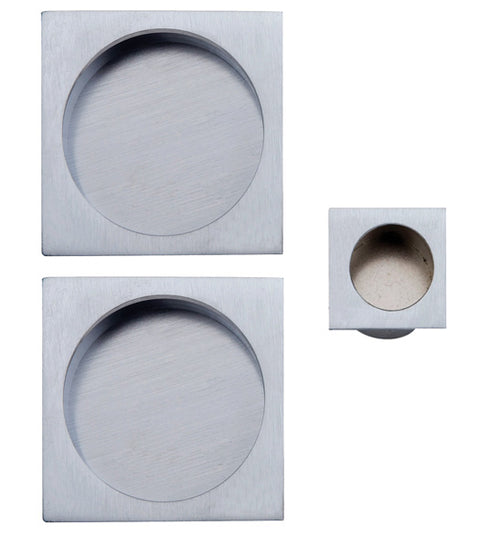 Modern Square Pocket Door Passage Set, Reguitti SDK092PA