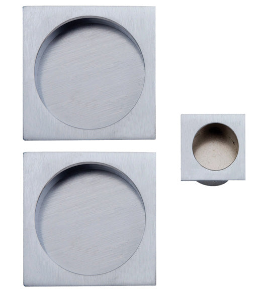 Modern Square Pocket Door Passage Set, Reguitti SDK092PA