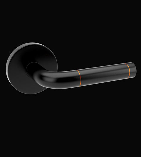 Doorware.com Kodiak Door Lever in Matte Black, AHI SIG105-622G