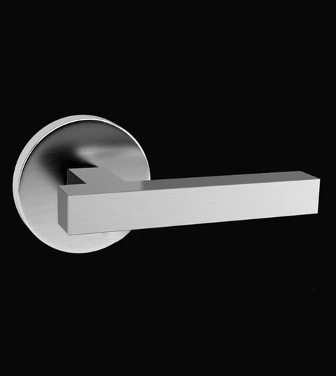 Modern Block Leverset With Round Rose, AHI SIG122