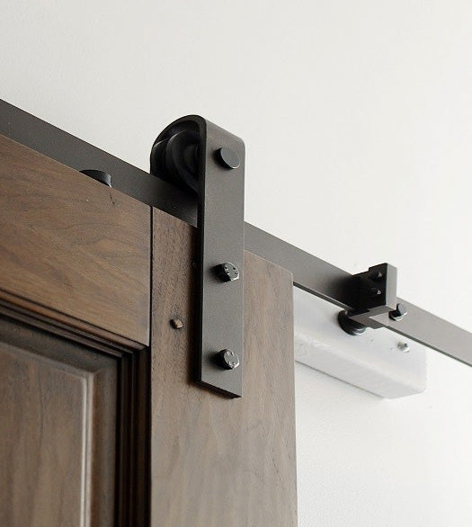 Doorware.com 6-1/2 Foot Stainless Steel Barn Door Kit, AHI SIG510