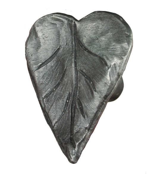 Pewter Leaf Cabinet or Drawer Knob, Acorn APRPP