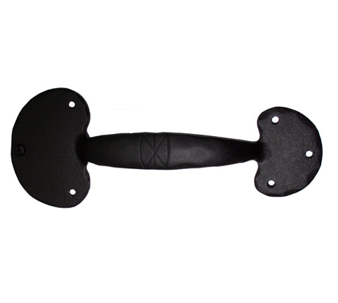 Big Bean Tip Cast Iron Door Pull, Acorn RPLBP