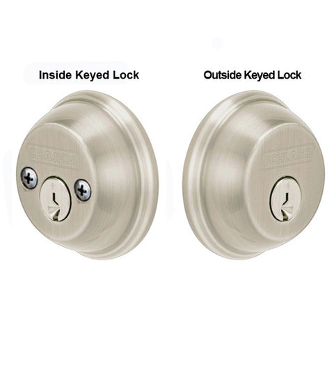 Double Cylinder Maximum Security Grade 1 Deadbolt Schlage B62