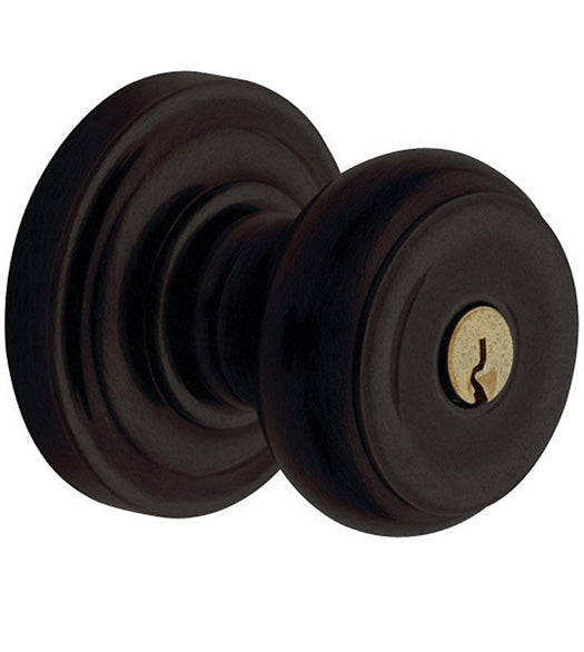 Emergency Exit Keyed Colonial Knob, Baldwin 5210