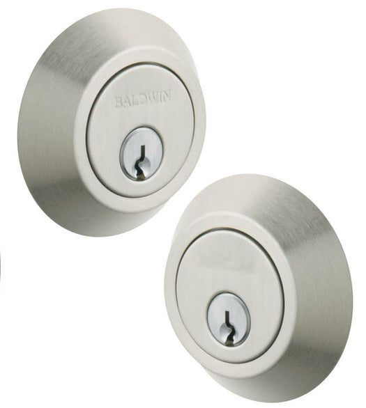 Contemporary Double Cylinder Deadbolt For 2-1/8 Inch Door Preparartions, Baldwin 8242