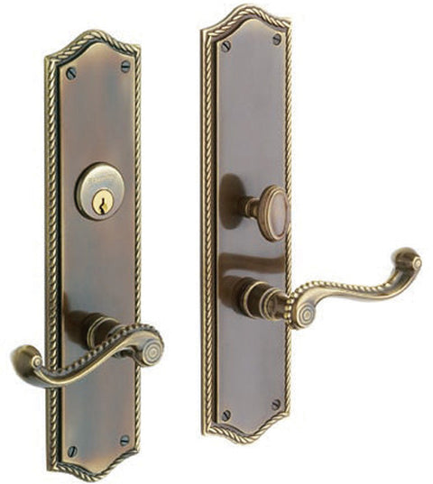 Doorware.com Mortise Barclay Rope Lever Entrance Set, Baldwin 6939