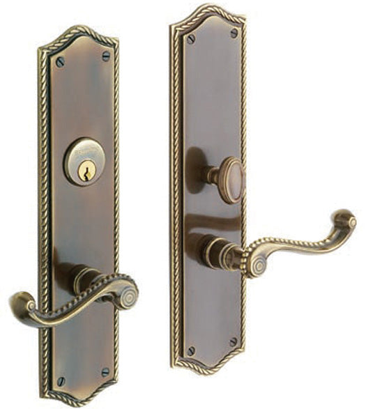 Doorware.com Mortise Barclay Rope Lever Entrance Set, Baldwin 6939