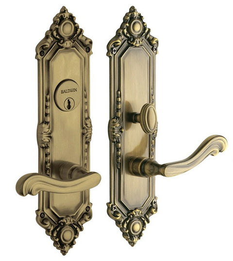 Kensington Ornate Mortise Entry Set, Baldwin 6790