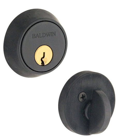 Contemporary Single Cylinder Deadbolt For 1-5/8 Inch Door Preparations, Baldwin 8041