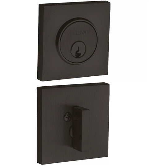 Square Single Cylinder Grade 1 Deadbolt, Baldwin 8220