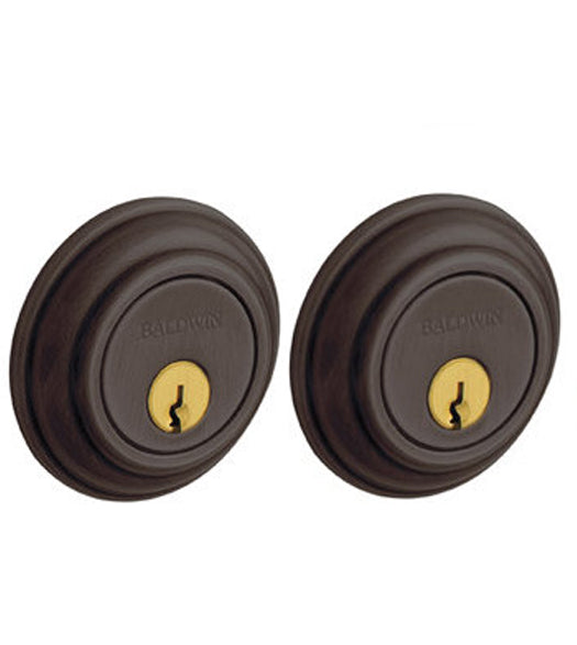 Double Cylinder Traditional Deadbolt For For 2-1/8 Inch Door Cutout, Baldwin 8232